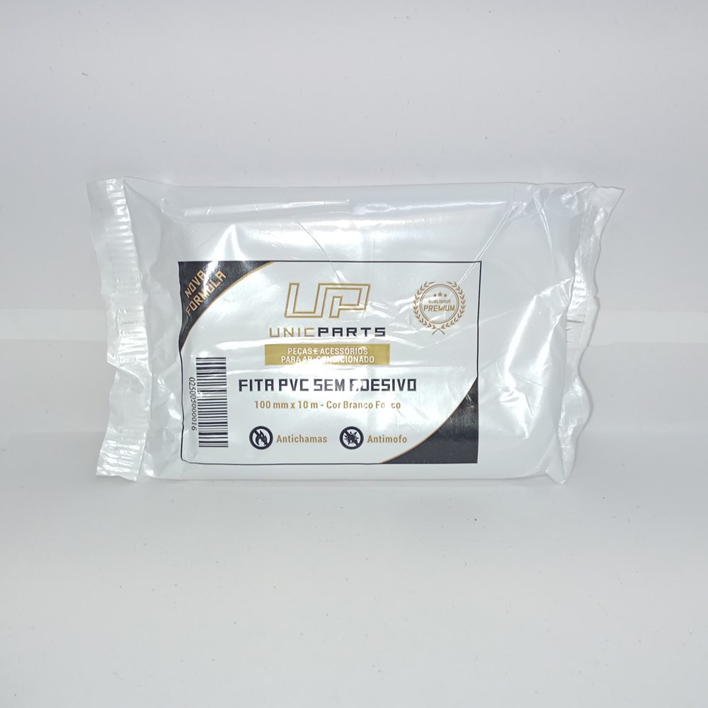 Fita PVC - 10M branco fosco